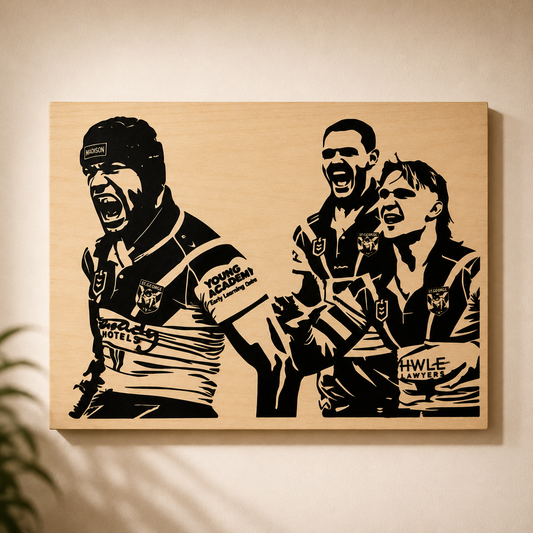 Bulldogs Players (Crichton, Kiraz and Preston)